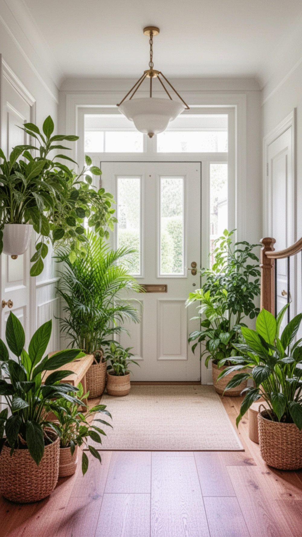 Transform your entryway with indoor plants for a welcoming vibe