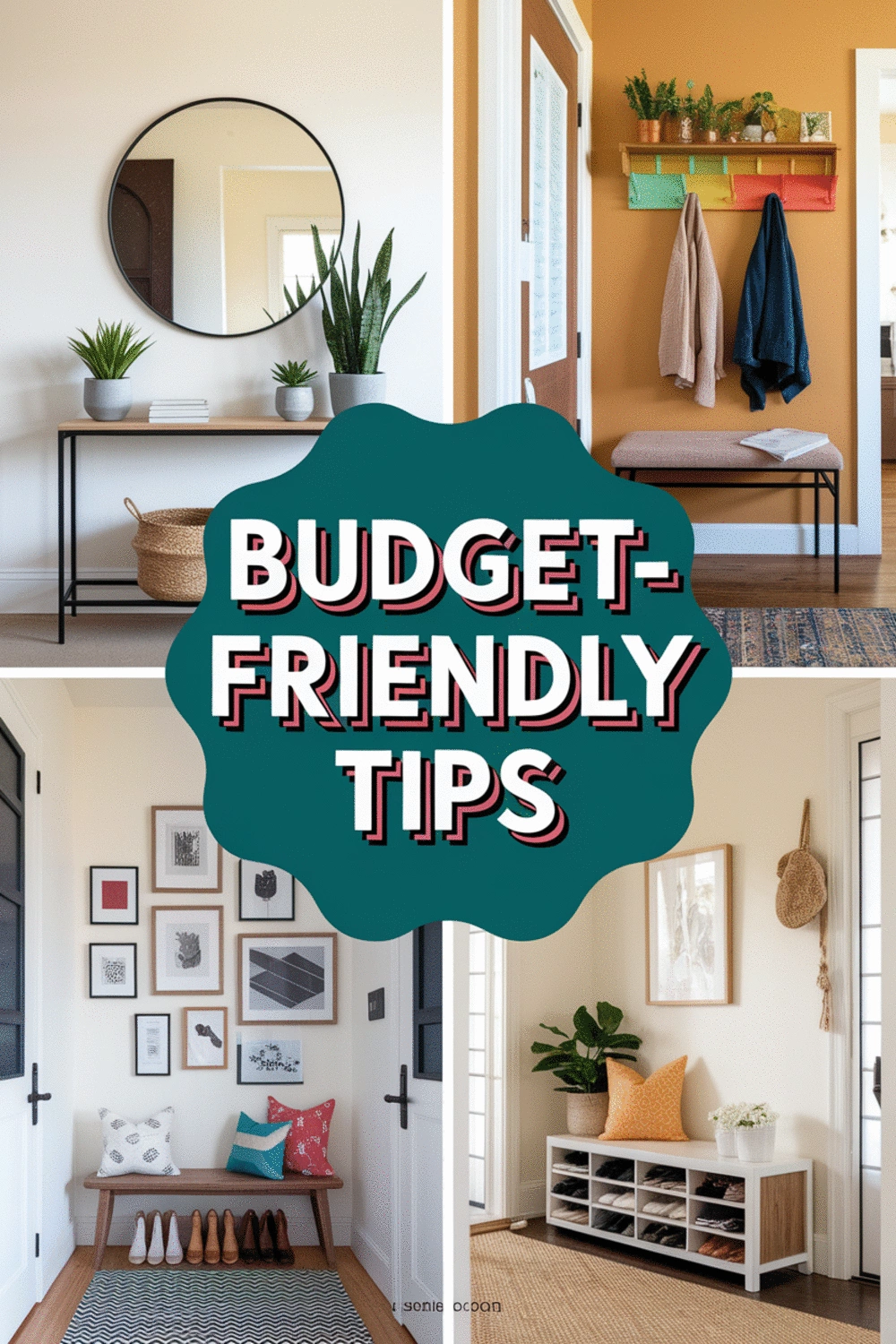 Small Entryway Decorating Ideas on a Budget