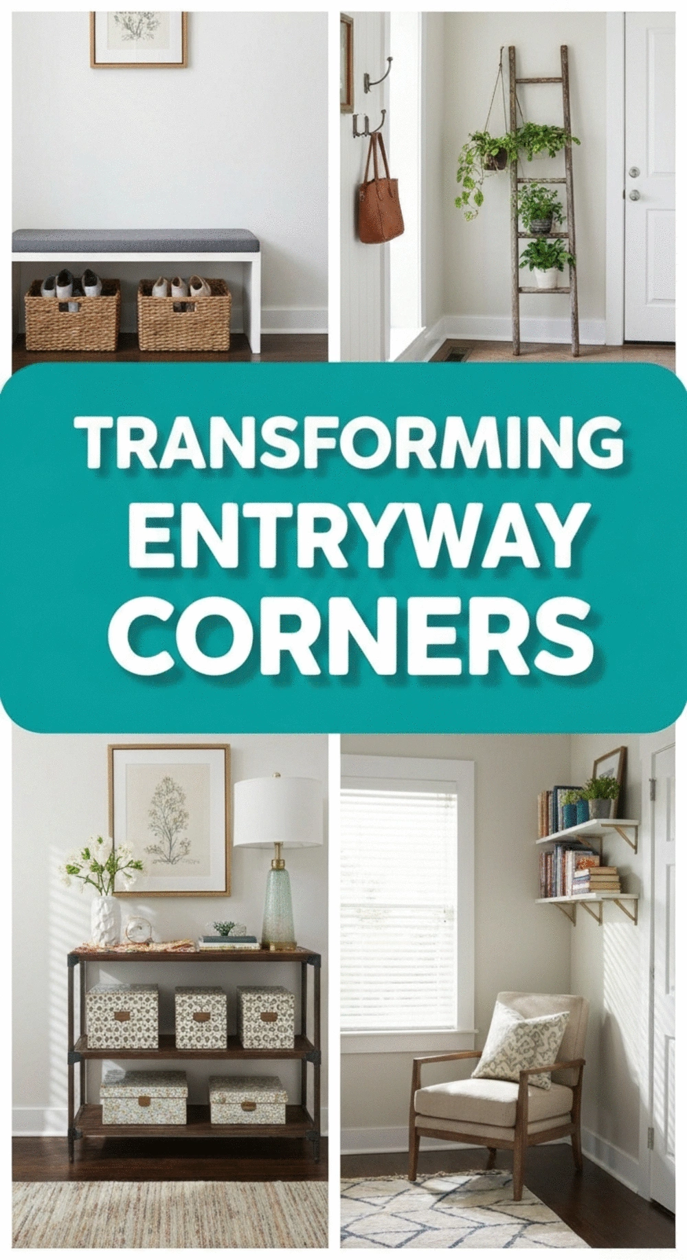 Transforming Unused Entryway Corners into Storage Nooks