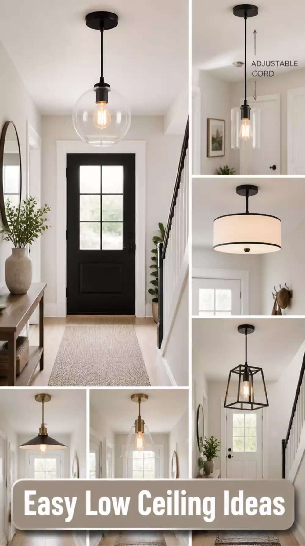 The Entryway Pendant Height Trick That Makes Low Ceilings Feel Taller