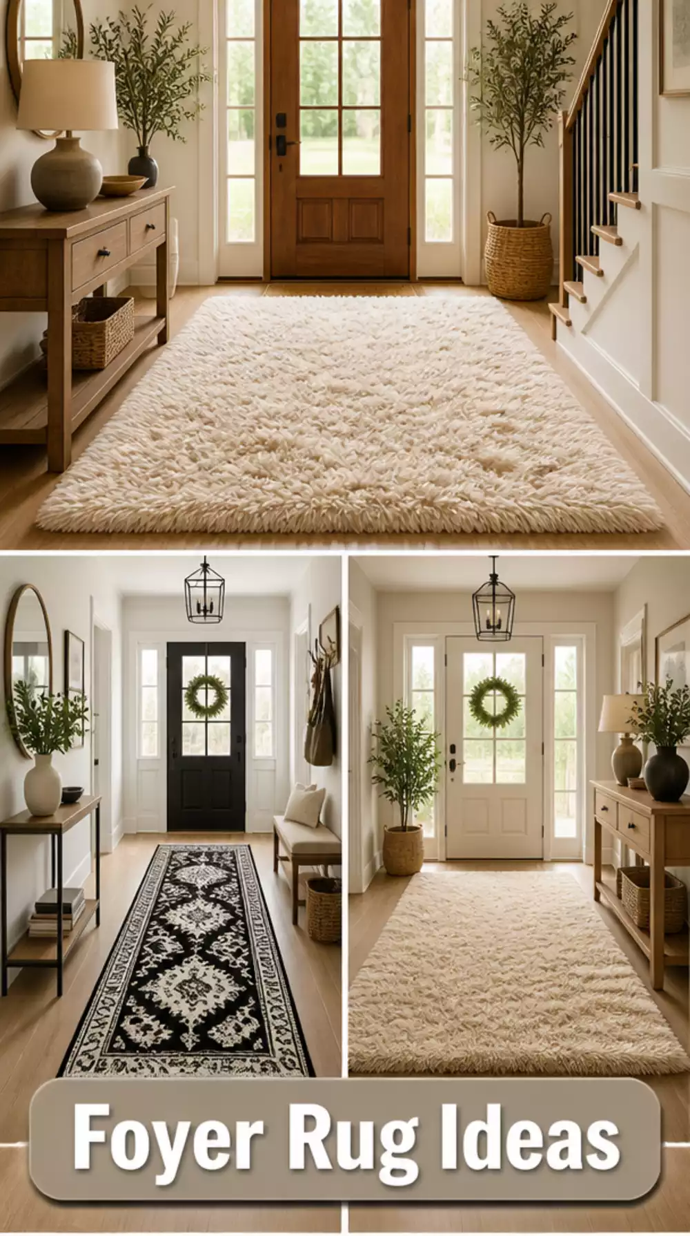 The One Foyer Rug Choice That Makes a Large Entrance Feel Pulled Together